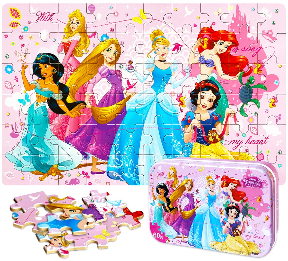 Foto 2 pulgar | Venta Internacional - Rompecabezas Neilden Disney Princess 60 Piezas Para Niños De 4 A 8 Años