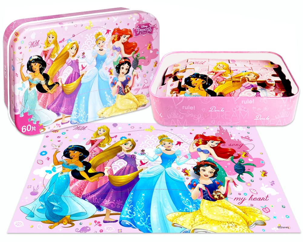 Foto 6 pulgar | Venta Internacional - Rompecabezas Neilden Disney Princess 60 Piezas Para Niños De 4 A 8 Años