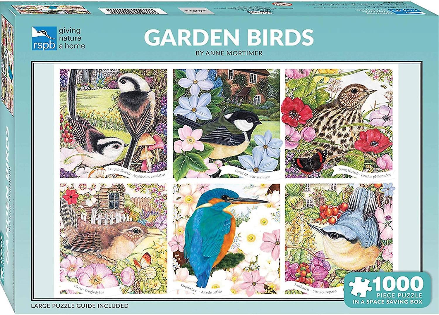 Foto 2 | Venta Internacional - Rompecabezas Otter House Rspb Garden Birds 1000 Piezas