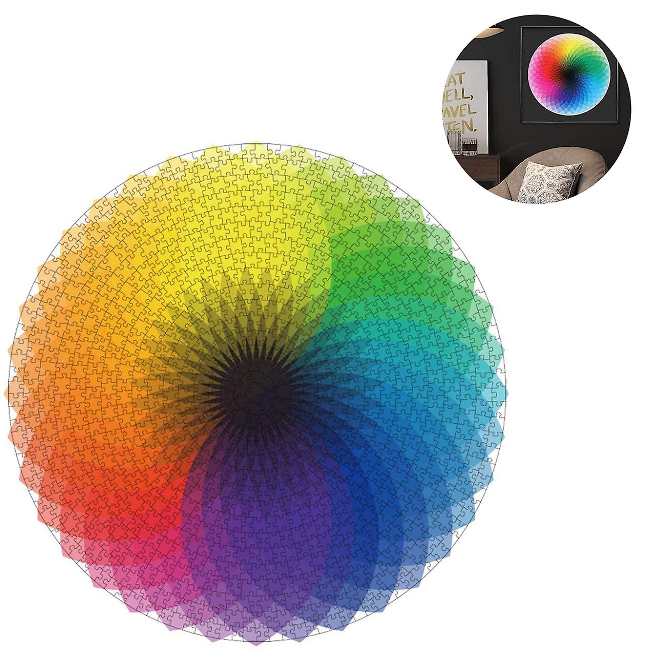 Venta Internacional - Rompecabezas Creative Rainbow Gradient De 1000 Piezas