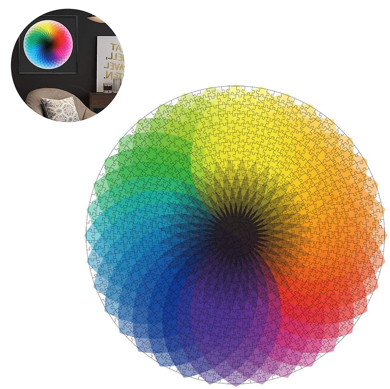 Foto 3 | Venta Internacional - Rompecabezas Creative Rainbow Gradient De 1000 Piezas