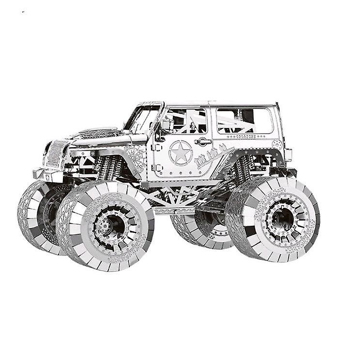 Foto 2 pulgar | Venta Internacional - Kit De Maqueta De Suv Con Rompecabezas De Metal 3d Para Adultos Y Niños