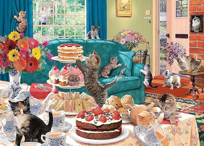 Foto 1 | Venta Internacional - Rompecabezas Gibsons Feline Frenzy 1000 Piezas