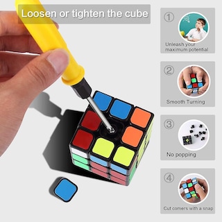 Foto 4 | Venta Internacional - Set Speed Cube Magic Cube 2x2x2 3x3x3 Para Principiantes/profesionales