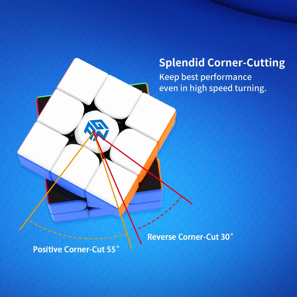 Foto 3 pulgar | Venta Internacional - Cubo Mágico Speed Cube Gan 356 R S Sin Pegatinas De 3 X 3