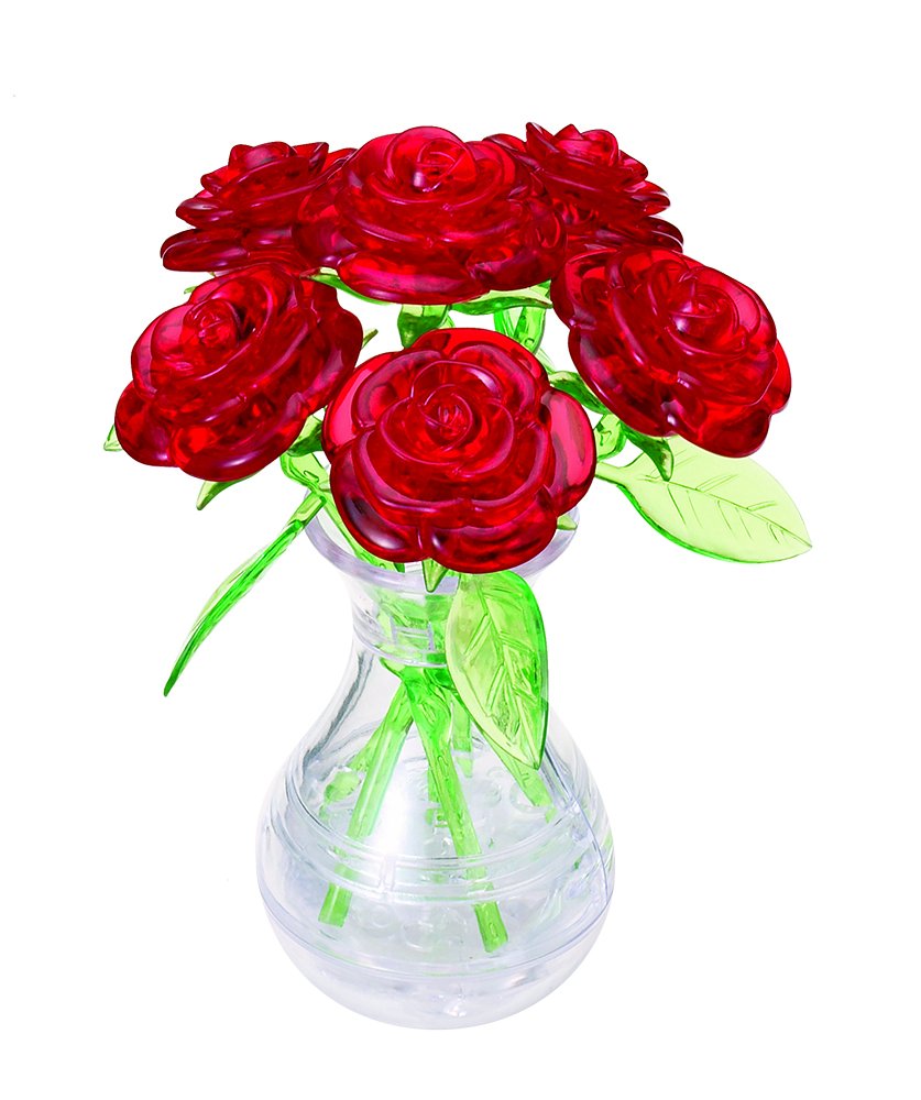 Foto 1 | Puzle 3D Beverly Crystal De 47 Piezas Rosas Roja - Venta Internacional