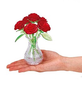 Foto 4 | Puzle 3D Beverly Crystal De 47 Piezas Rosas Roja - Venta Internacional
