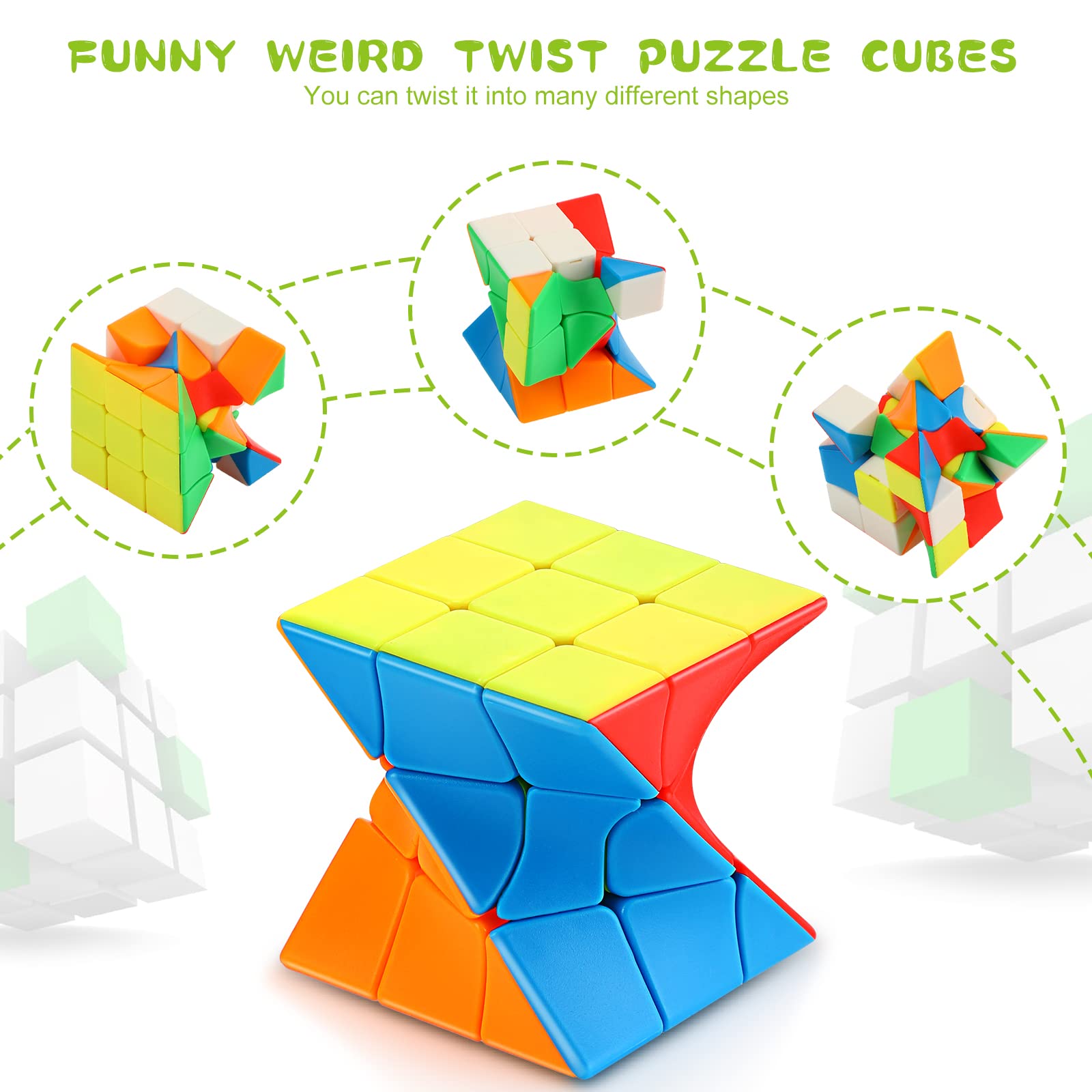 Foto 4 pulgar | Juego de Cubos de Rompecabezas Jerify Twist Ivy Cube - Venta Internacional