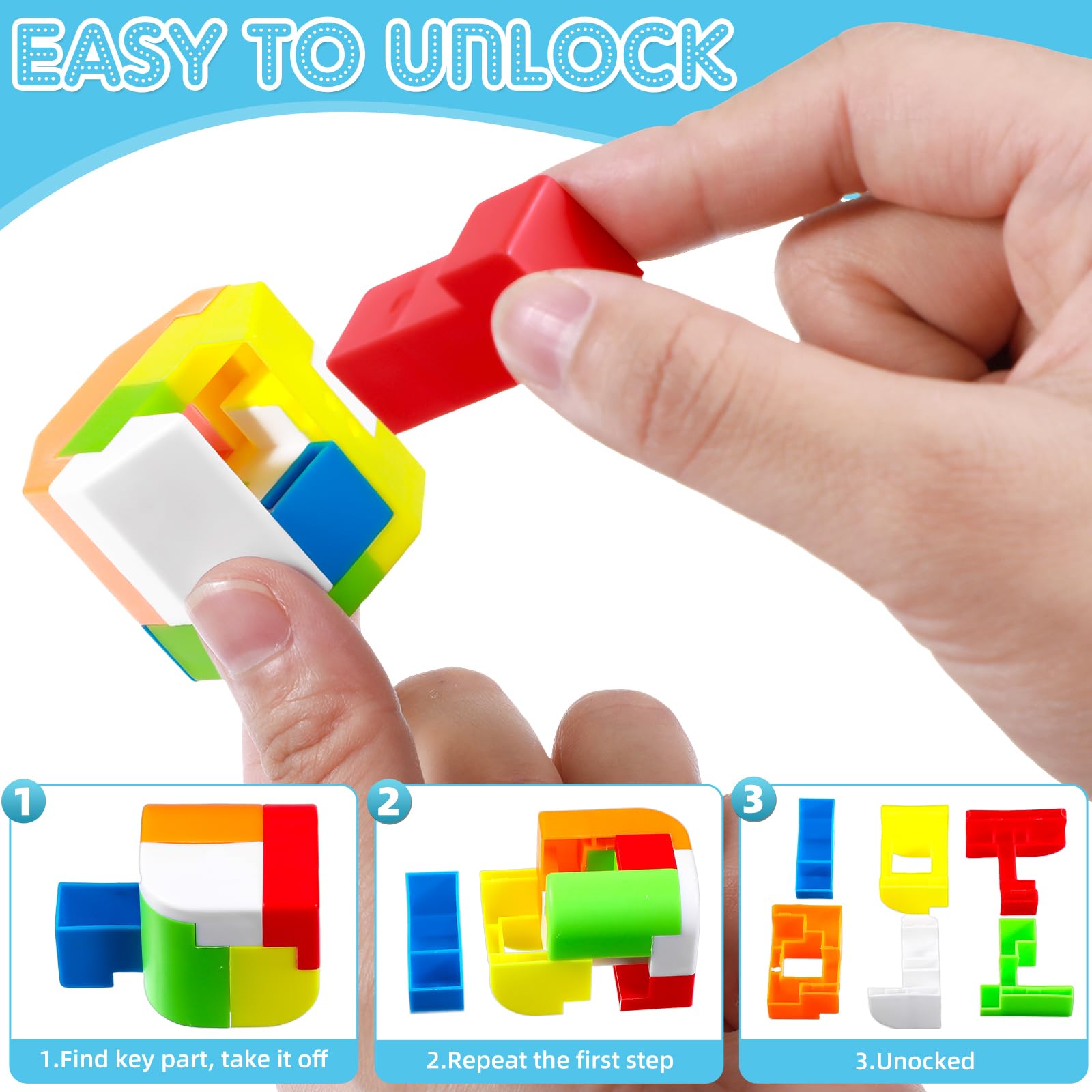 Foto 4 pulgar | Brain Teaser Puzzles Jenaai 36 Unidades Esfera De Plástico Para Niños - Venta Internacional