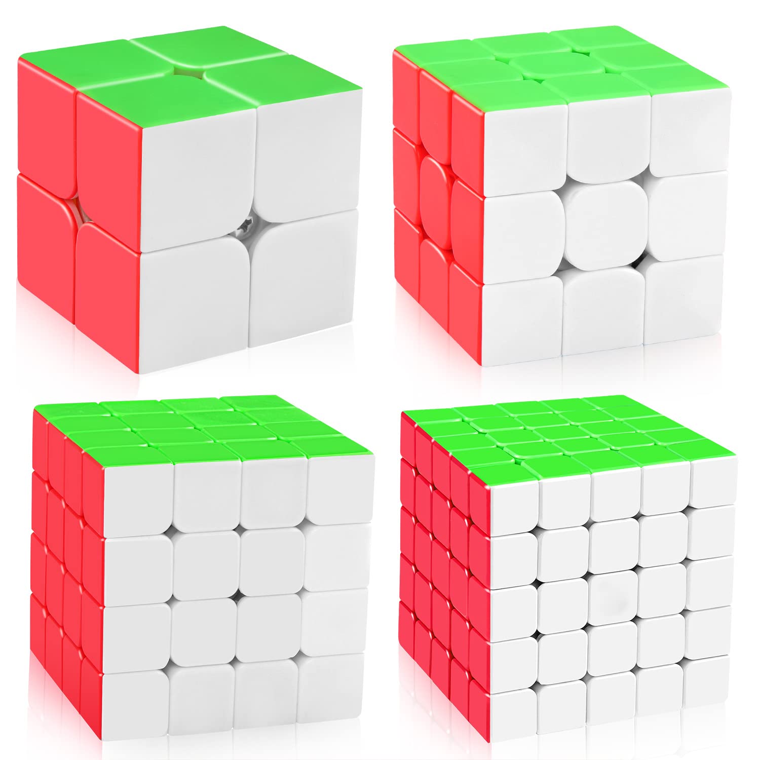 Set Speed Cube D-fantix Meilong Mf2s 2x2 Mf3s 3x3 Mf4s 4x4 M - Venta Internacional.