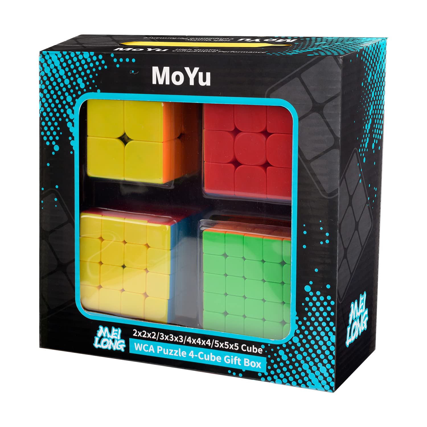 Foto 5 pulgar | Set Speed Cube D-fantix Meilong Mf2s 2x2 Mf3s 3x3 Mf4s 4x4 M - Venta Internacional.