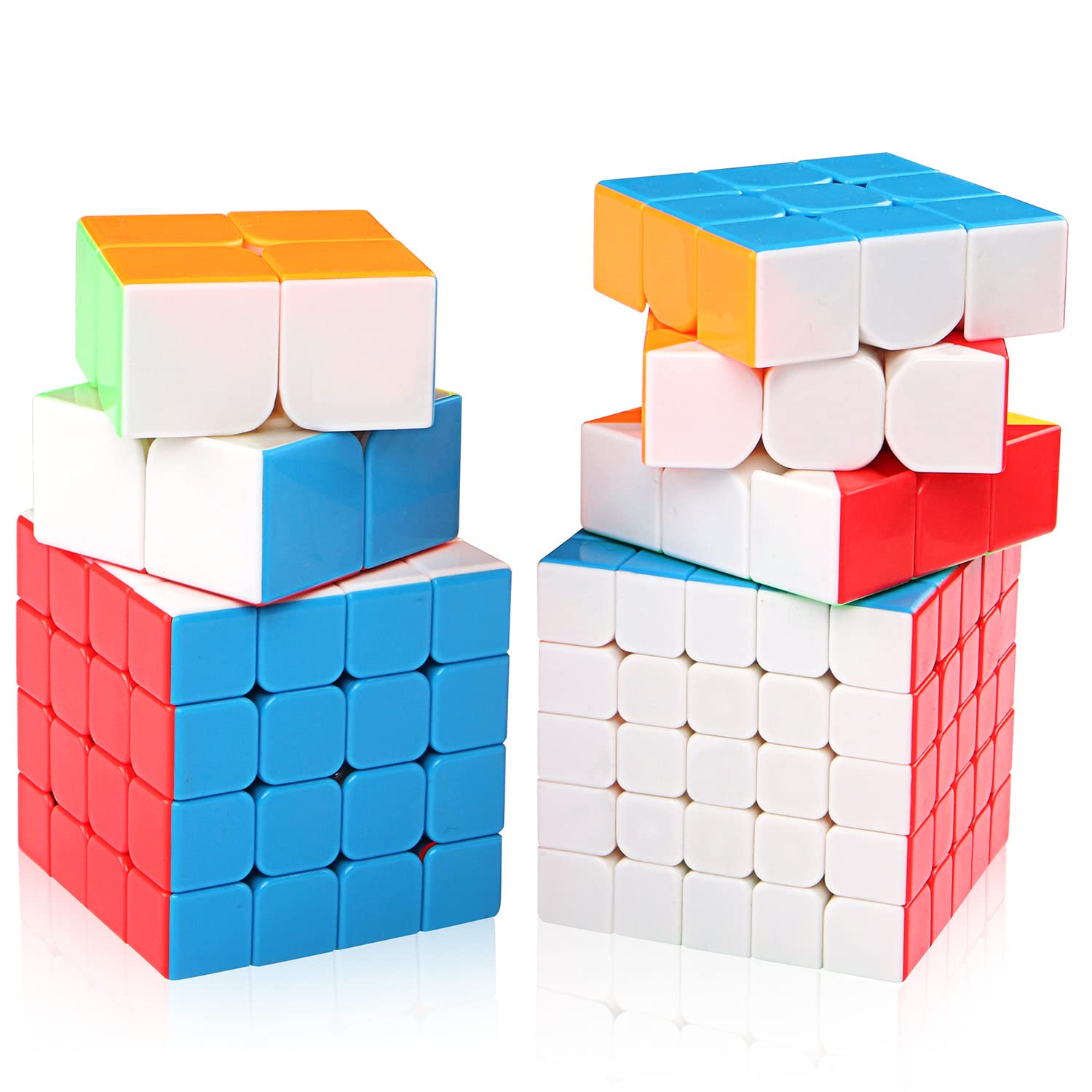 Foto 6 pulgar | Set Speed Cube D-fantix Meilong Mf2s 2x2 Mf3s 3x3 Mf4s 4x4 M - Venta Internacional.