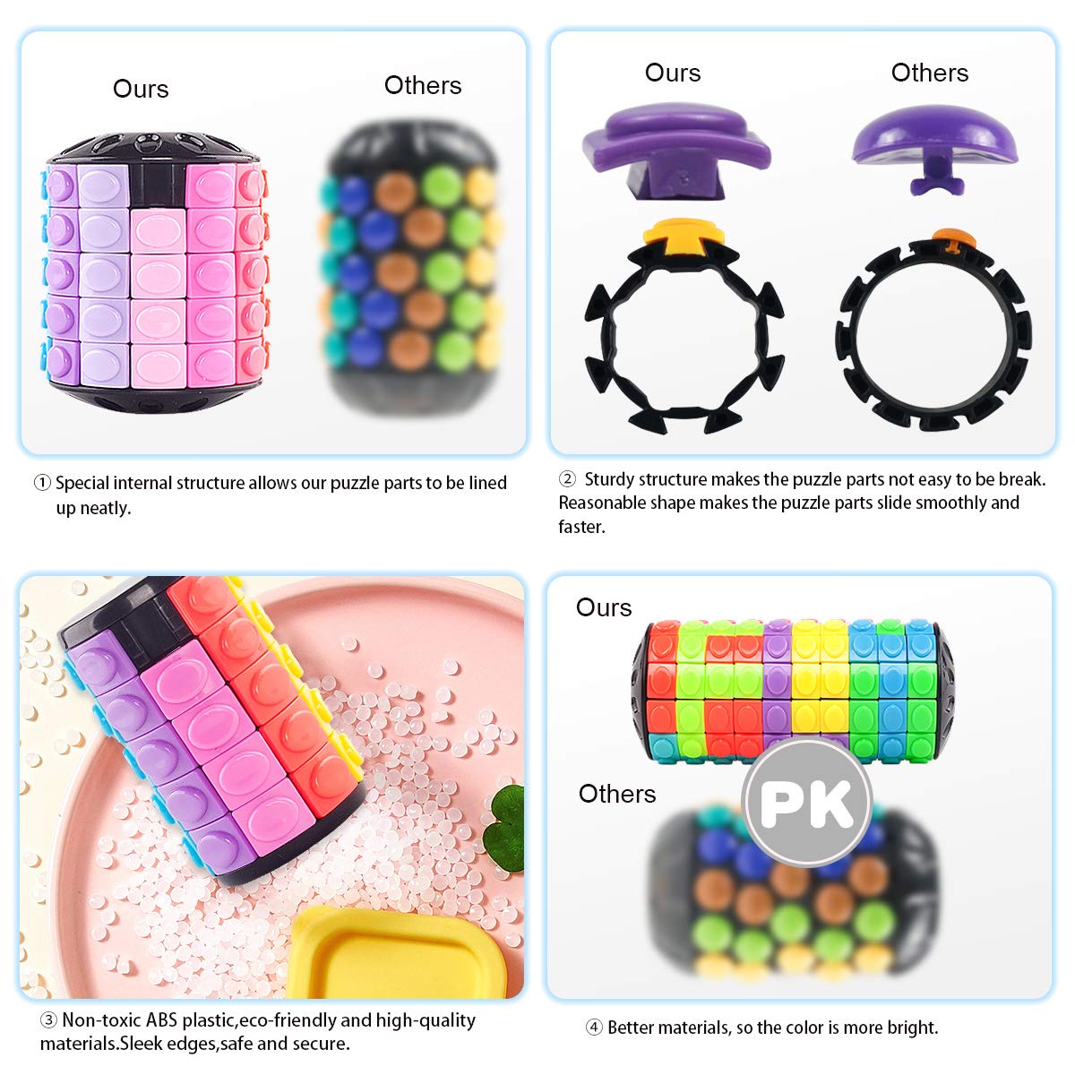 Foto 4 | Puzzle R.Y.Toys Gira y Desliza en 3 Capas y 12 Colores - Venta Internacional