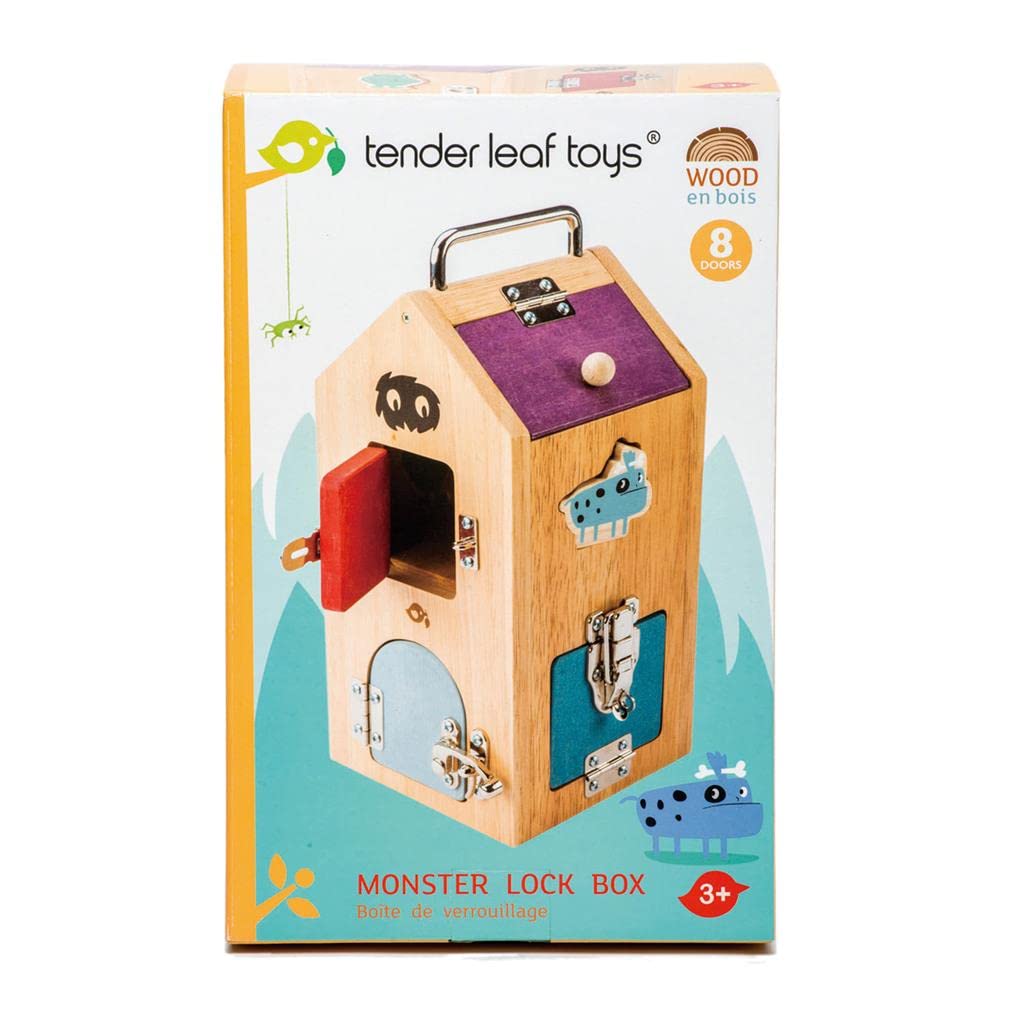 Foto 3 pulgar | Caja Fuerte de Madera con Forma de Monstruo de Toy Tender Leaf Toys - Venta Internacional