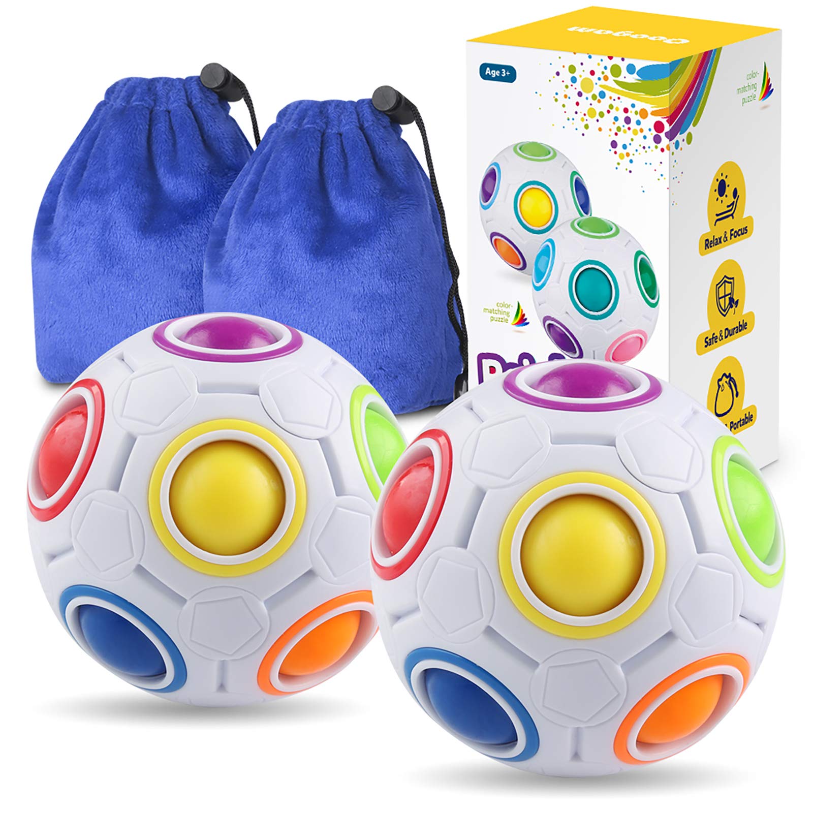 Foto 2 pulgar | Puzzle Ball Coogam Rainbow Para Niños Y Adultos - Venta Internacional