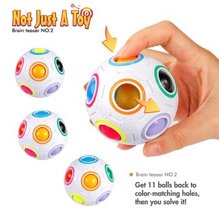 Foto 3 | Juego Toys Coogam Cubes 3x3 Speed Cube Rainbow Ball - Venta Internacional