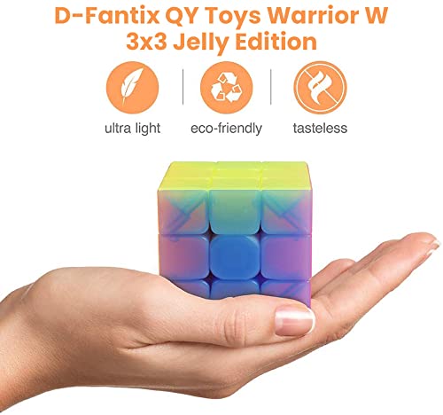 Foto 6 pulgar | Cubo Mágico D-fantix Qy Toys Warrior W Transparente - Venta Internacional