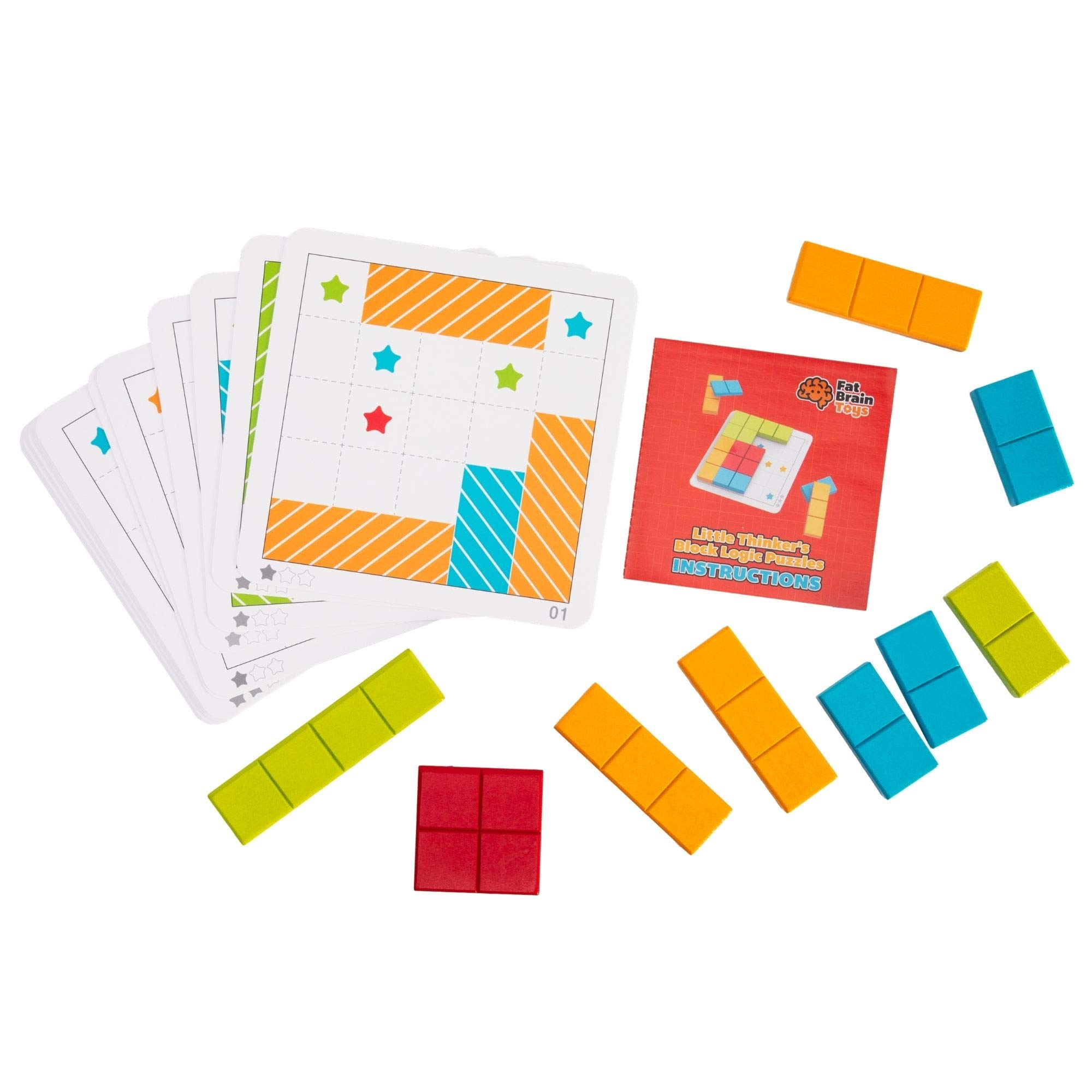 Juego De Rompecabezas Fat Brain Toys Little Thinkers De Más De 3 Años - Venta Internacional