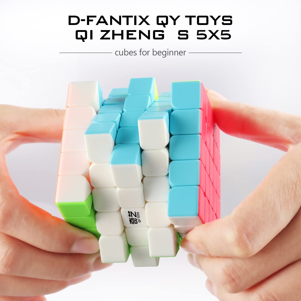 Foto 7 | Cubo de Velocidad D-fantix Qiyi Qizheng S 5x5 Sin Pegatinas para Niños - Venta Internacional