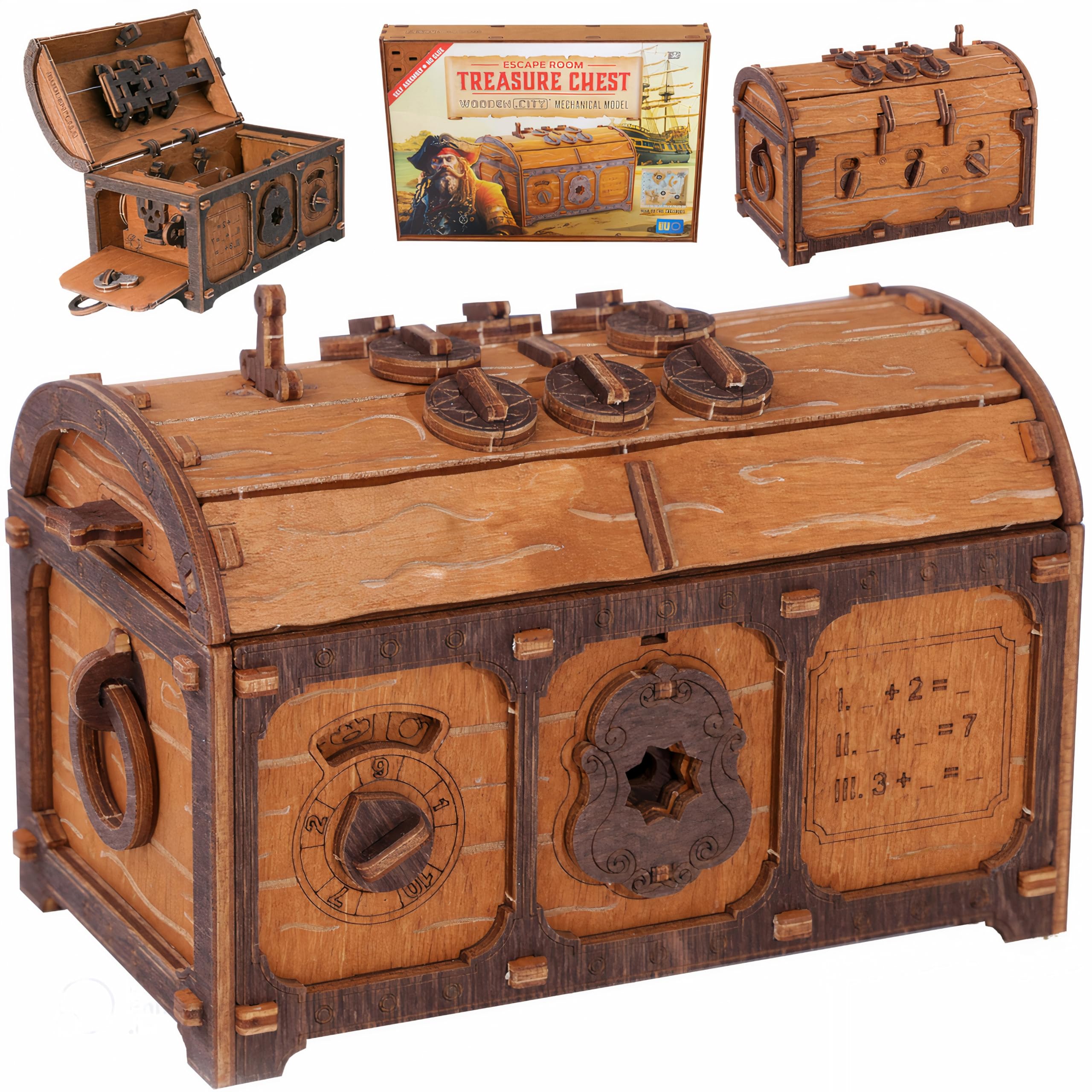 Foto 2 pulgar | Puzzle Box Wooden.city Treasure Chest Escape Room Para Adultos - Venta Internacional.