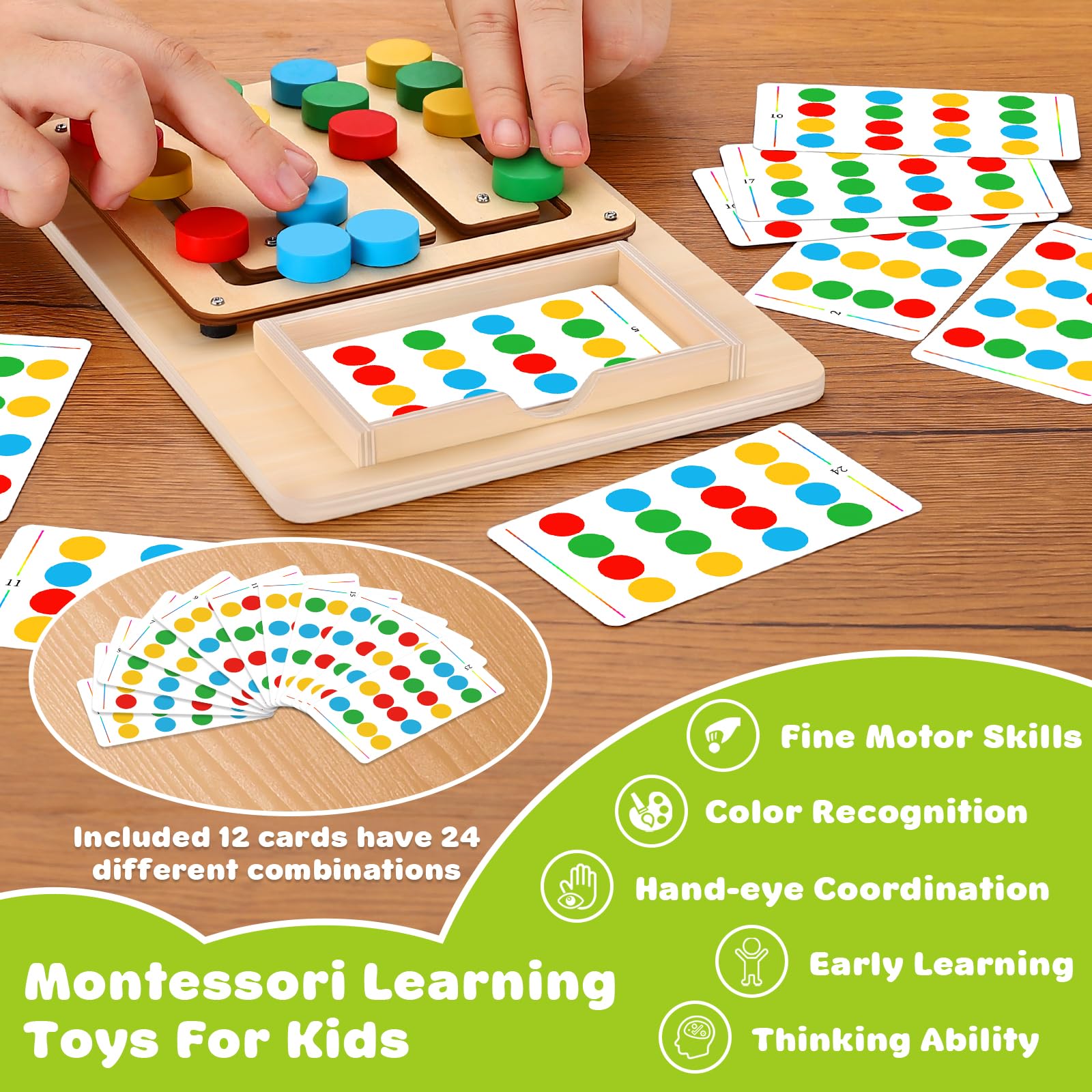 Foto 4 pulgar | Juguete de Rompecabezas V-Opitos Juego de Colores para Niños de 3 a 8 Años - Venta Internacional