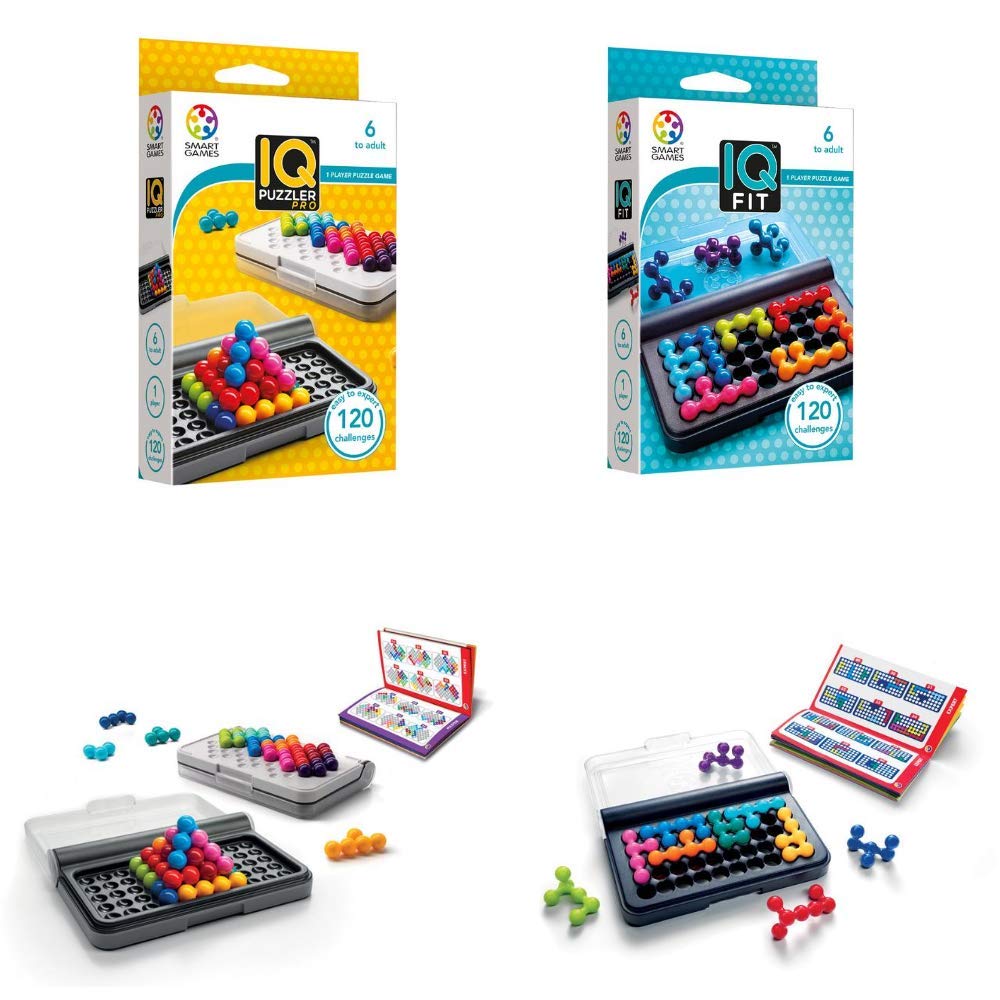 Foto 2 pulgar | Paquete de Juegos Smartgames IQ Puzzler Pro + IQ Fit 240 Challenge - Venta Internacional