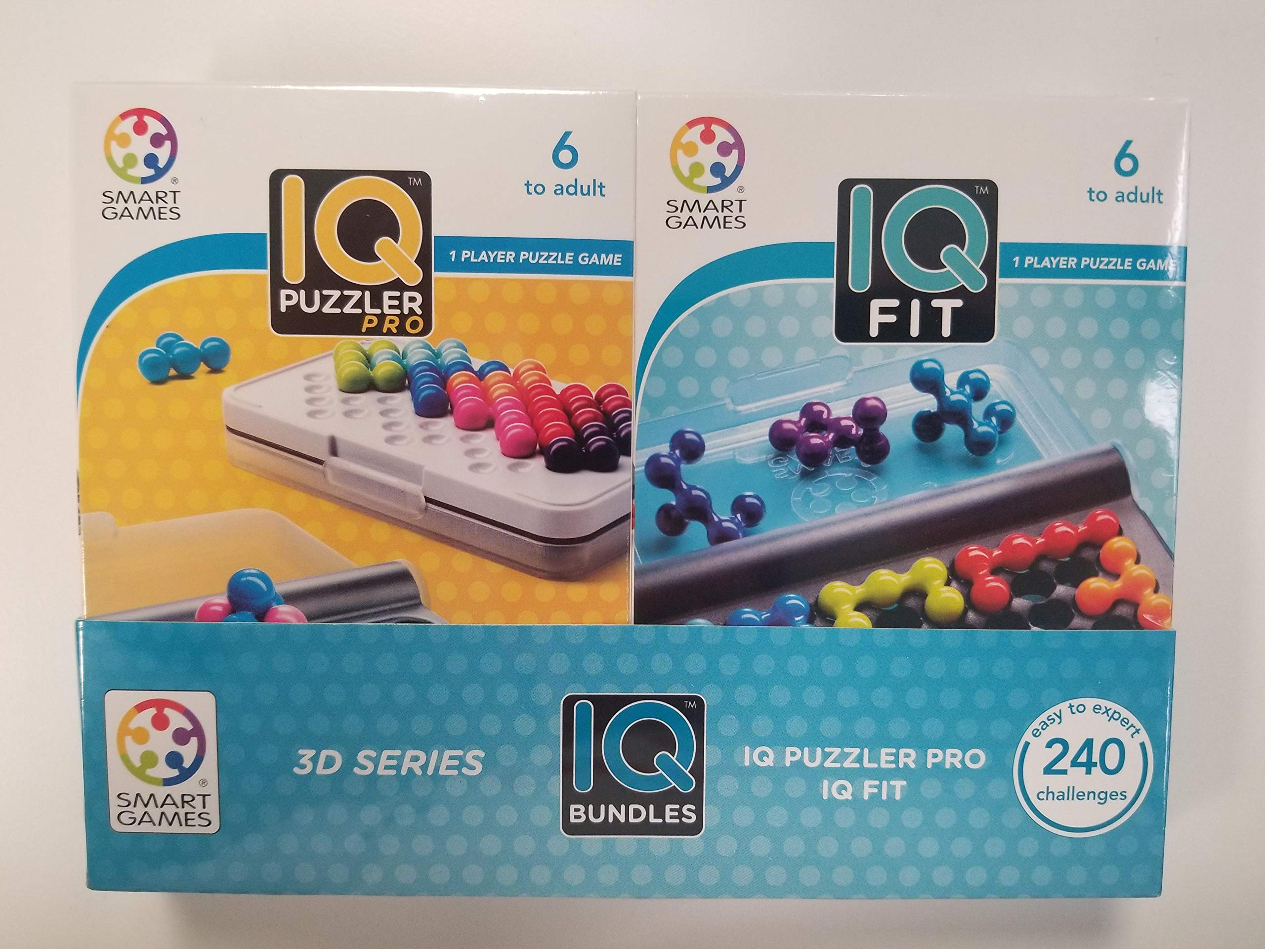 Foto 3 pulgar | Paquete de Juegos Smartgames IQ Puzzler Pro + IQ Fit 240 Challenge - Venta Internacional