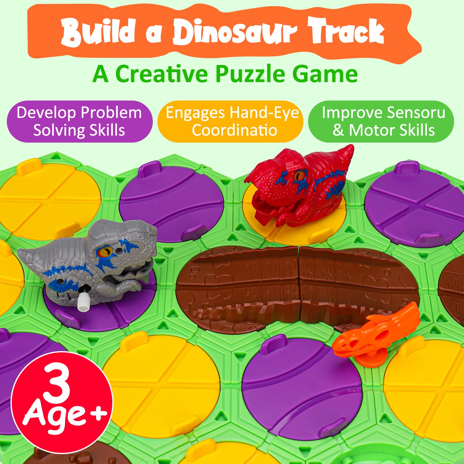 Foto 7 pulgar | Laberinto Tsomtto Setm Toy Dinosaur para Niños de 3 a 5 Años - Venta Internacional