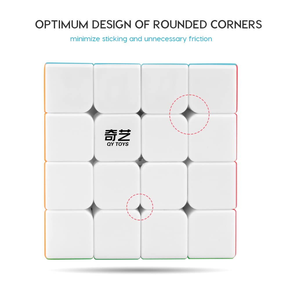 Foto 8 pulgar | Speed Cube D-FantiX Qytoys Qiyuan S 4x4 sin Pegatina - Venta Internacional