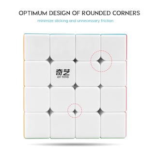 Foto 7 | Speed Cube D-FantiX Qytoys Qiyuan S 4x4 sin Pegatina - Venta Internacional