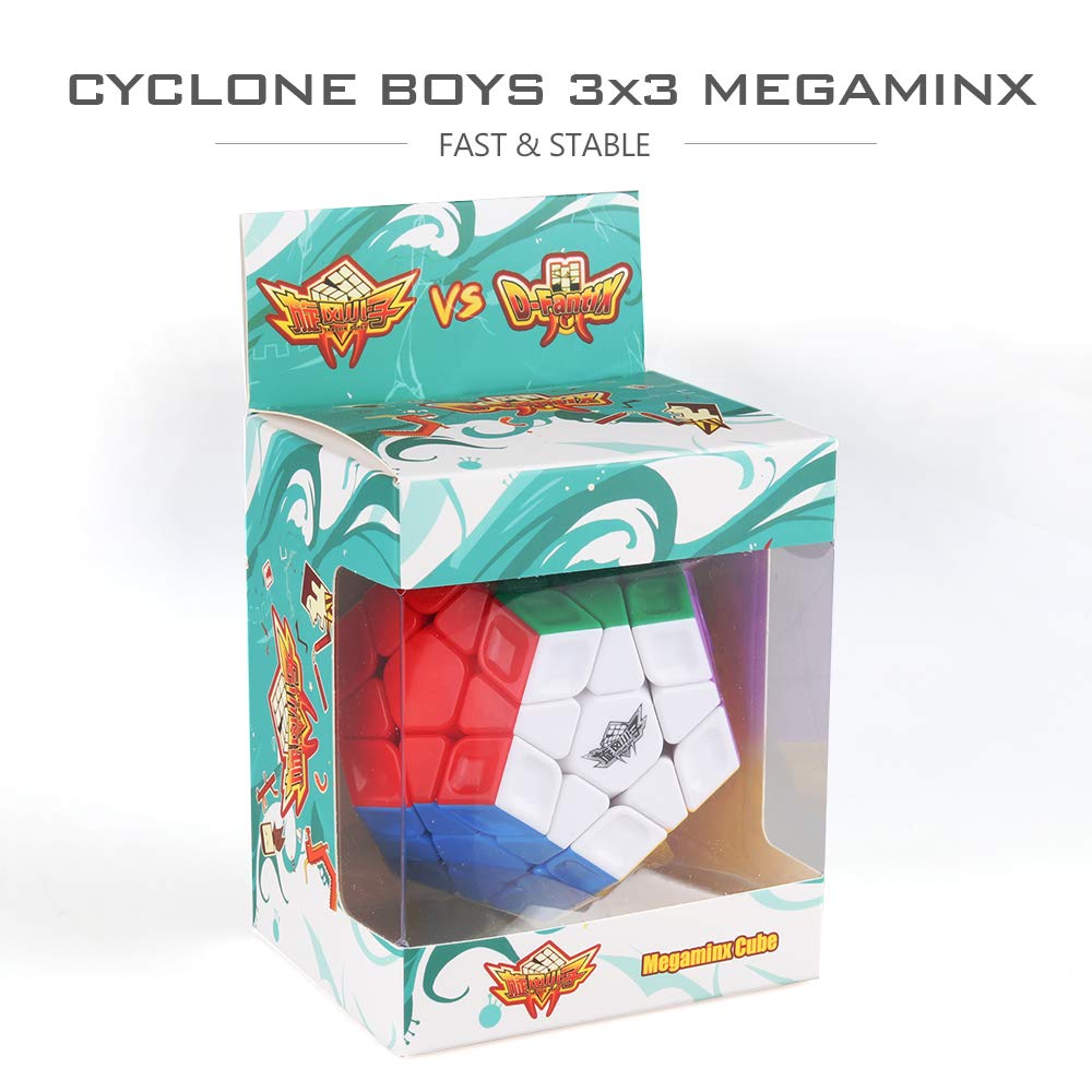 Foto 5 pulgar | Rompecabezas Megaminx D-FantiX Cyclone Boys Arcoíris sin Pegatinas - Venta Internacional