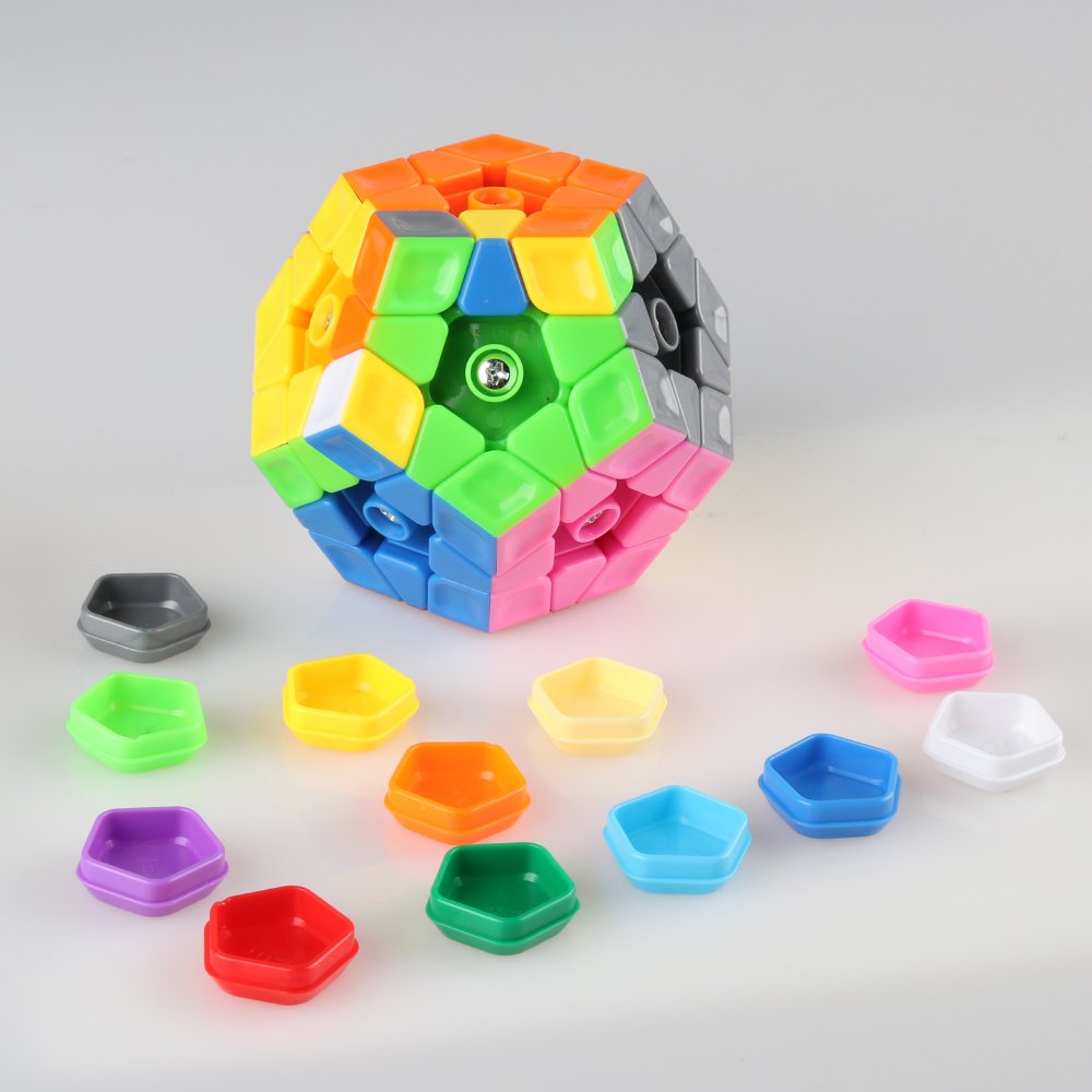 Foto 6 | Rompecabezas Megaminx D-FantiX Cyclone Boys Arcoíris sin Pegatinas - Venta Internacional