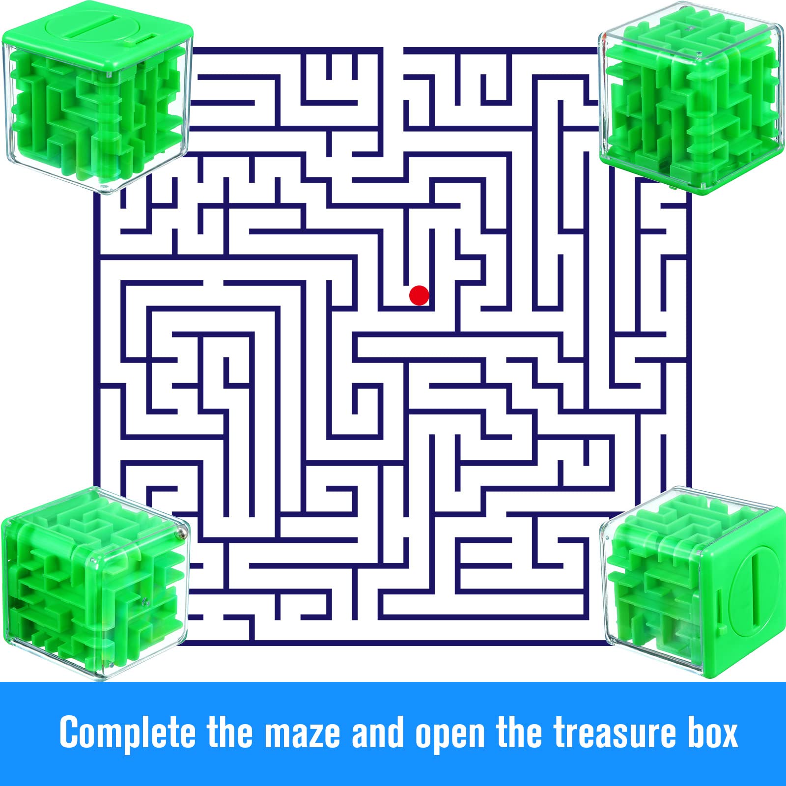 Foto 6 pulgar | Pack De 3 Cajas De Regalo Money Maze Puzzle Para Niños Y Adultos - Venta Internacional.