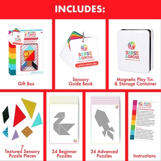 Foto 7 | Puzles Tangram Creative Kids Sense & Grow con 48 Patrones - Venta Internacional