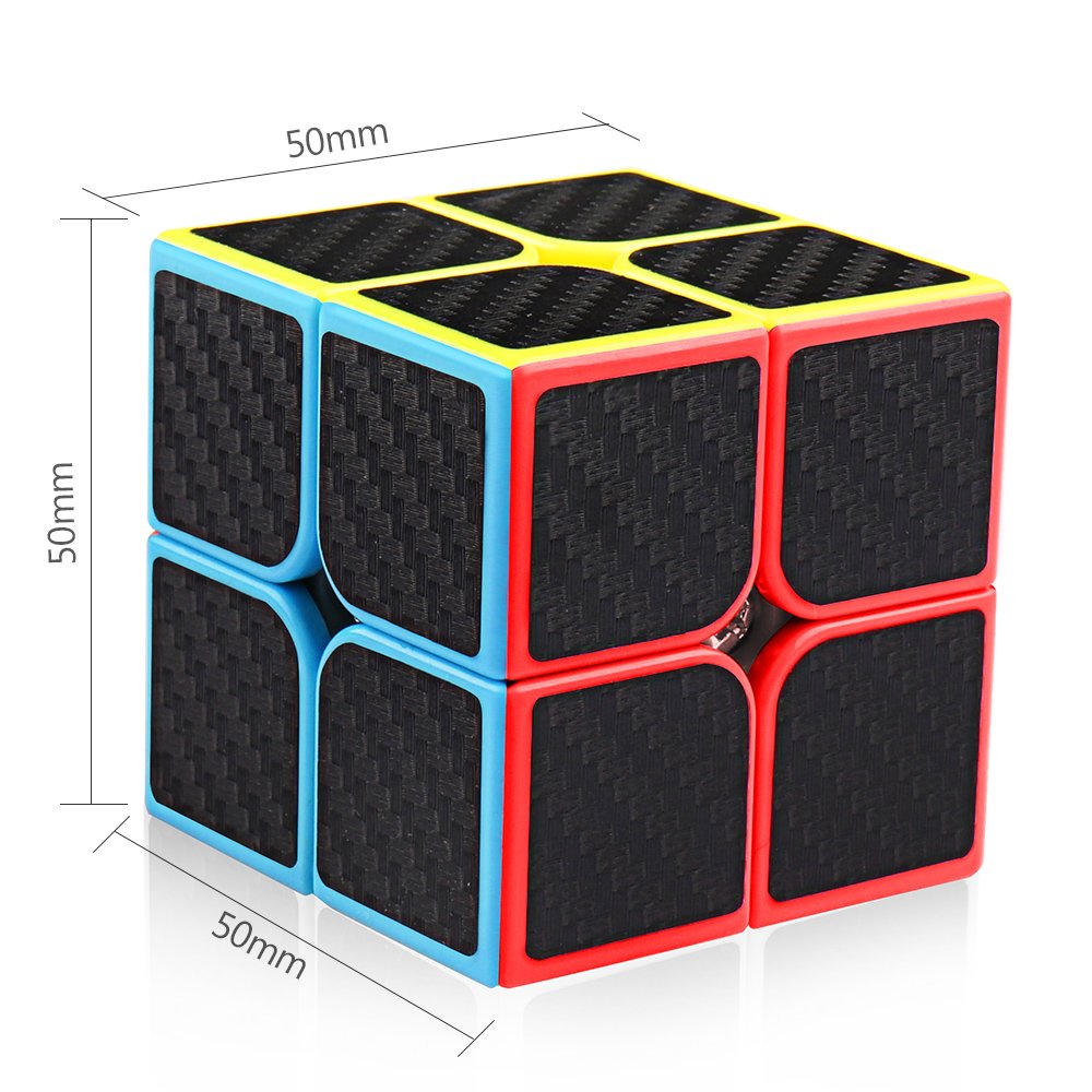 Foto 3 pulgar | Cubo Puzzle Toy D-fantix de Fibra de Carbono 2x2 Speed Cube para Niños - Venta Internacional