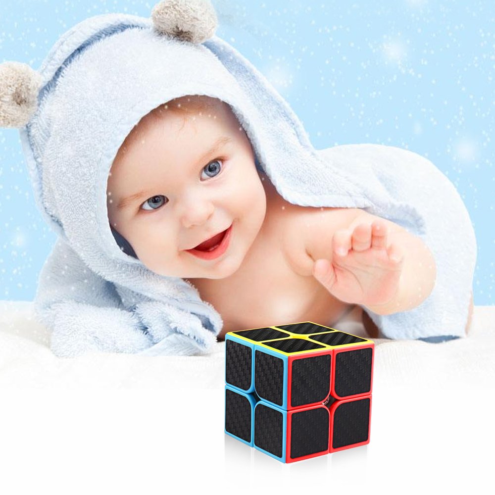 Foto 7 pulgar | Cubo Puzzle Toy D-fantix de Fibra de Carbono 2x2 Speed Cube para Niños - Venta Internacional