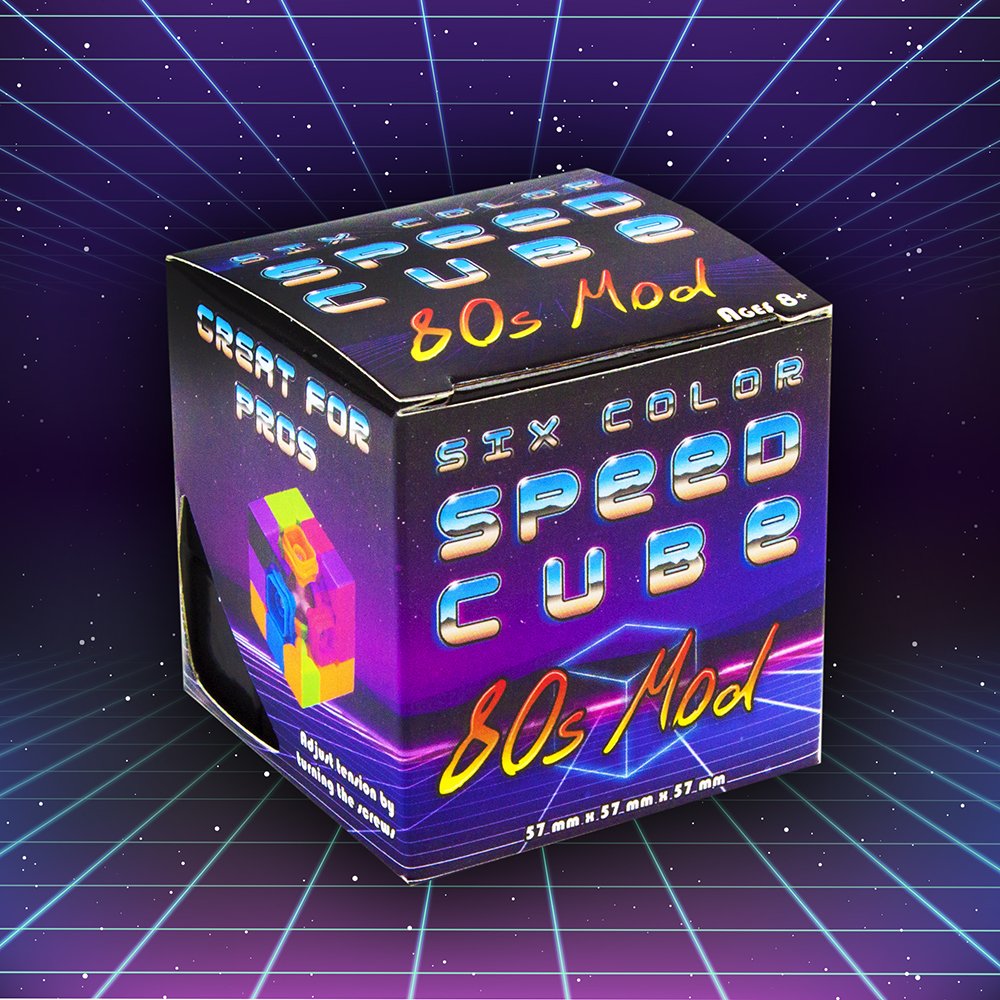 Foto 7 | Cubo Brybelly 3x3 Stickerless Neon 80 - Venta Internacional