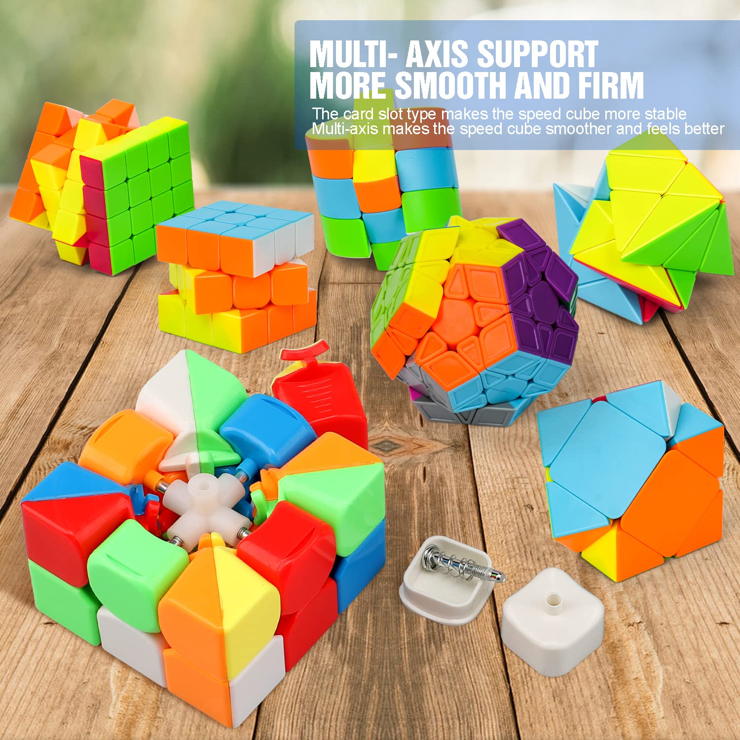 Foto 5 pulgar | Juego Speed Cube Toy Life, Paquete De 10 Cubos Mágicos Para Niños Y Adultos - Venta Internacional