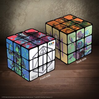 Foto 3 | Papel Crítico Del Cubo De Rubik: Personajes De Mighty Nein 3x3 - Venta Internacional
