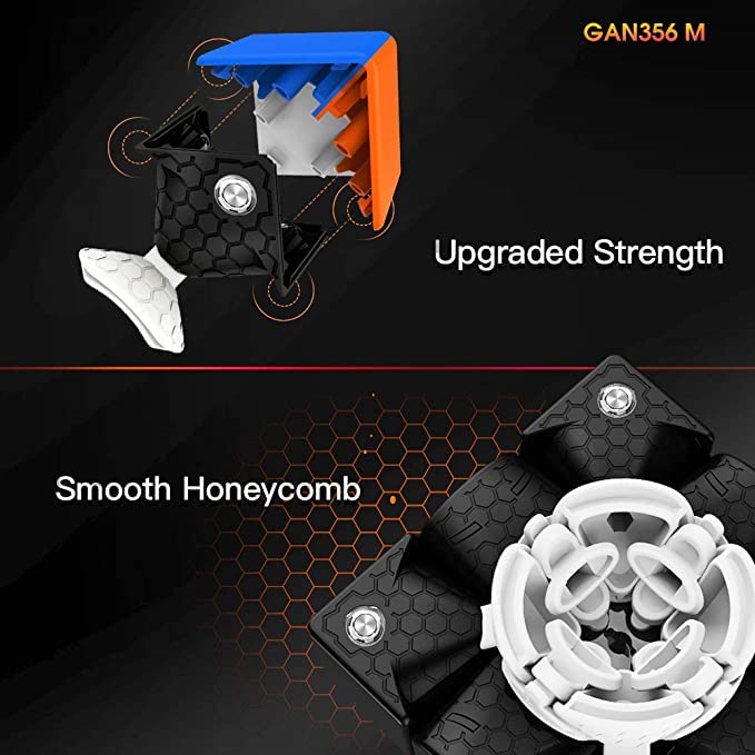 Foto 4 pulgar | Buque Insignia Magnético Sin Pegatinas Speed Cube Gan 356 M, 3 X 3 - Venta Internacional.
