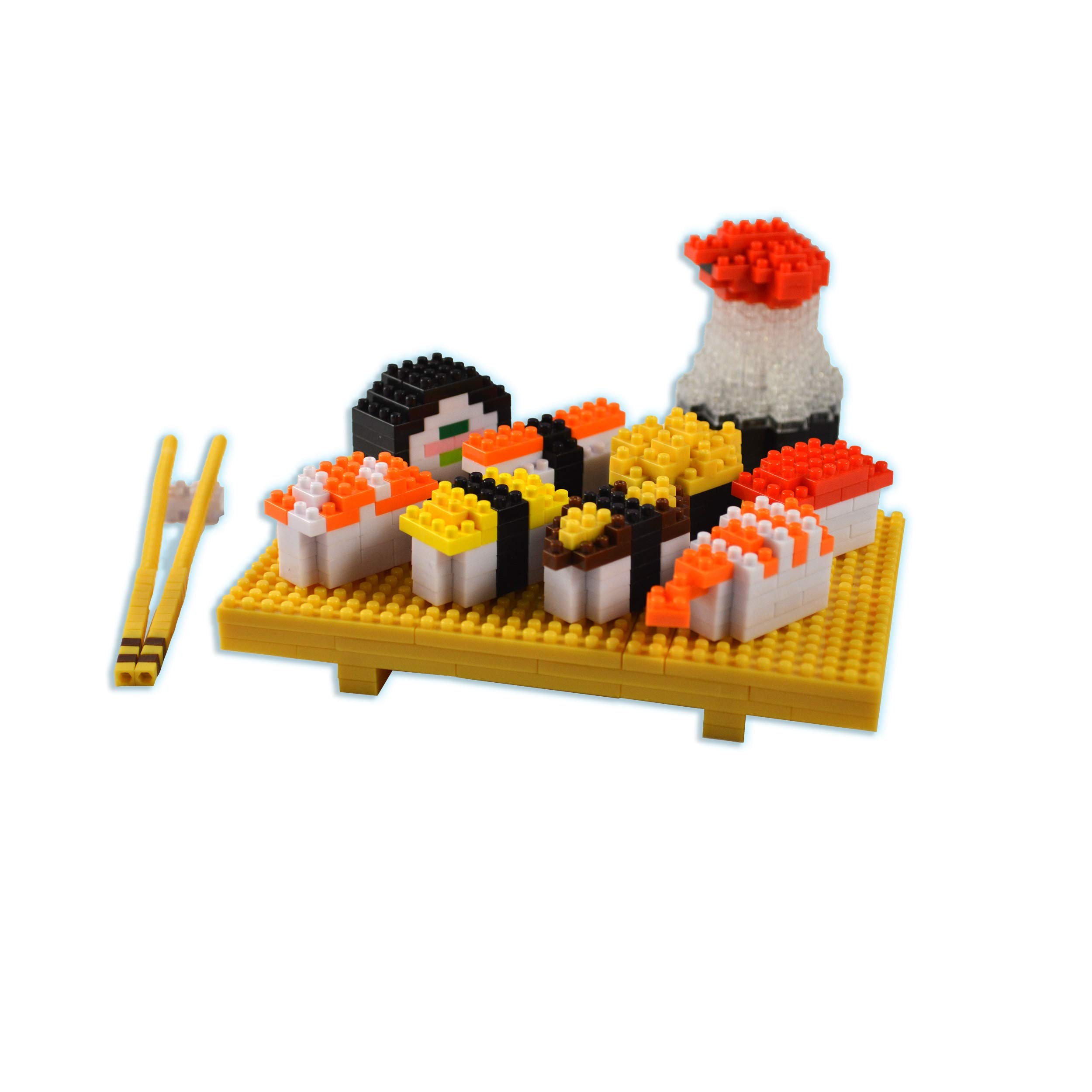 Foto 3 pulgar | Plato de Sushi Bepuzzled Deluxe con Rompecabezas de Píxeles 3D - Venta Internacional