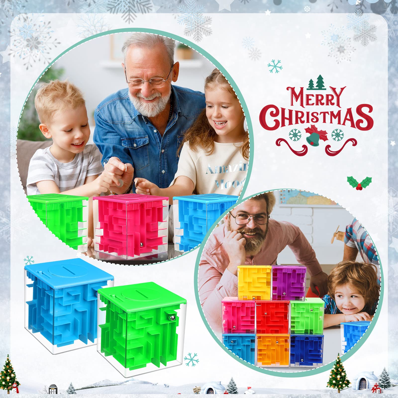 Foto 7 | Puzzle Toy Patelai Money Maze 8 Unidades para Adultos Regalo De Navidad - Venta Internacional