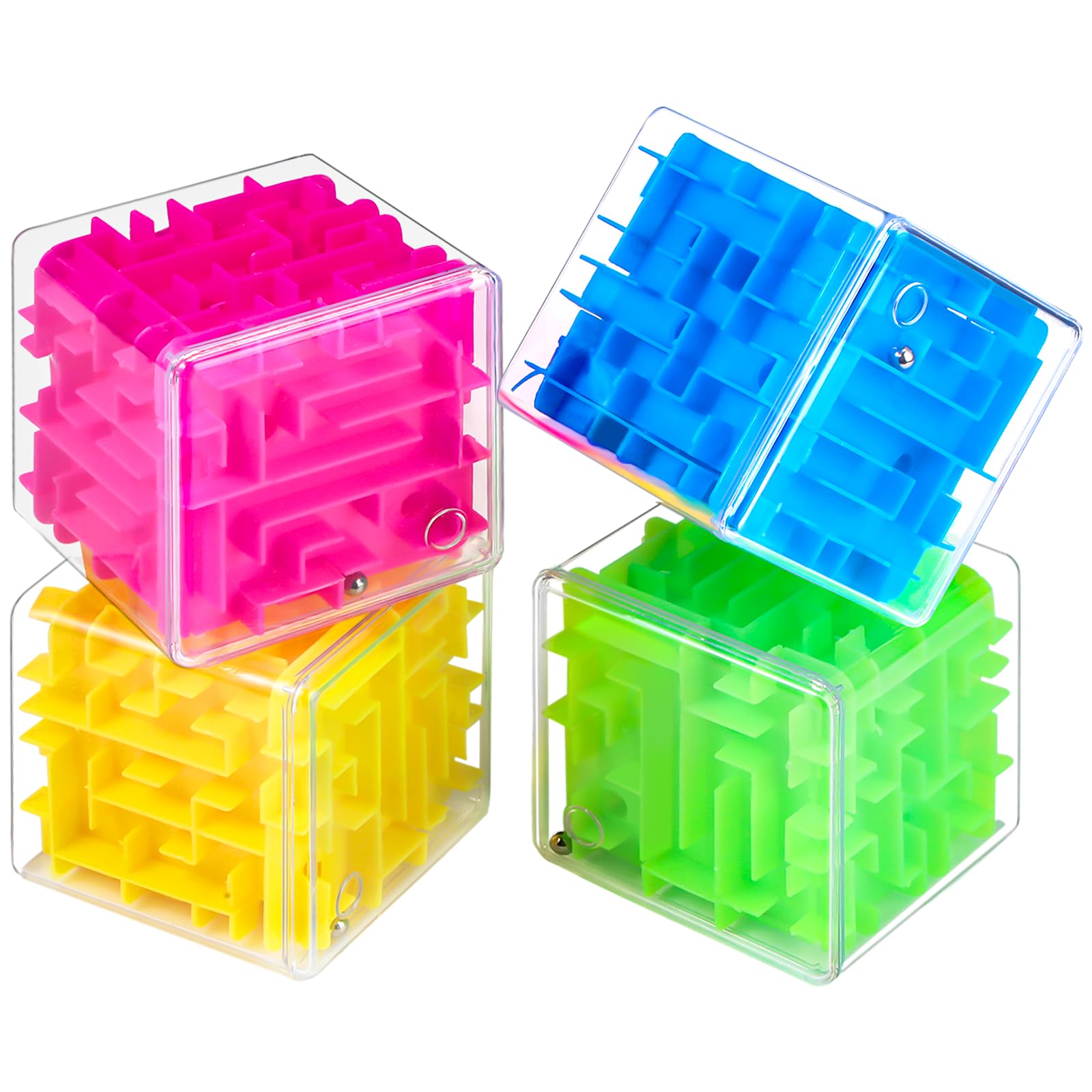 Foto 2 pulgar | Cubo Puzzle Syhood 3d Maze 4 Piezas - Venta Internacional