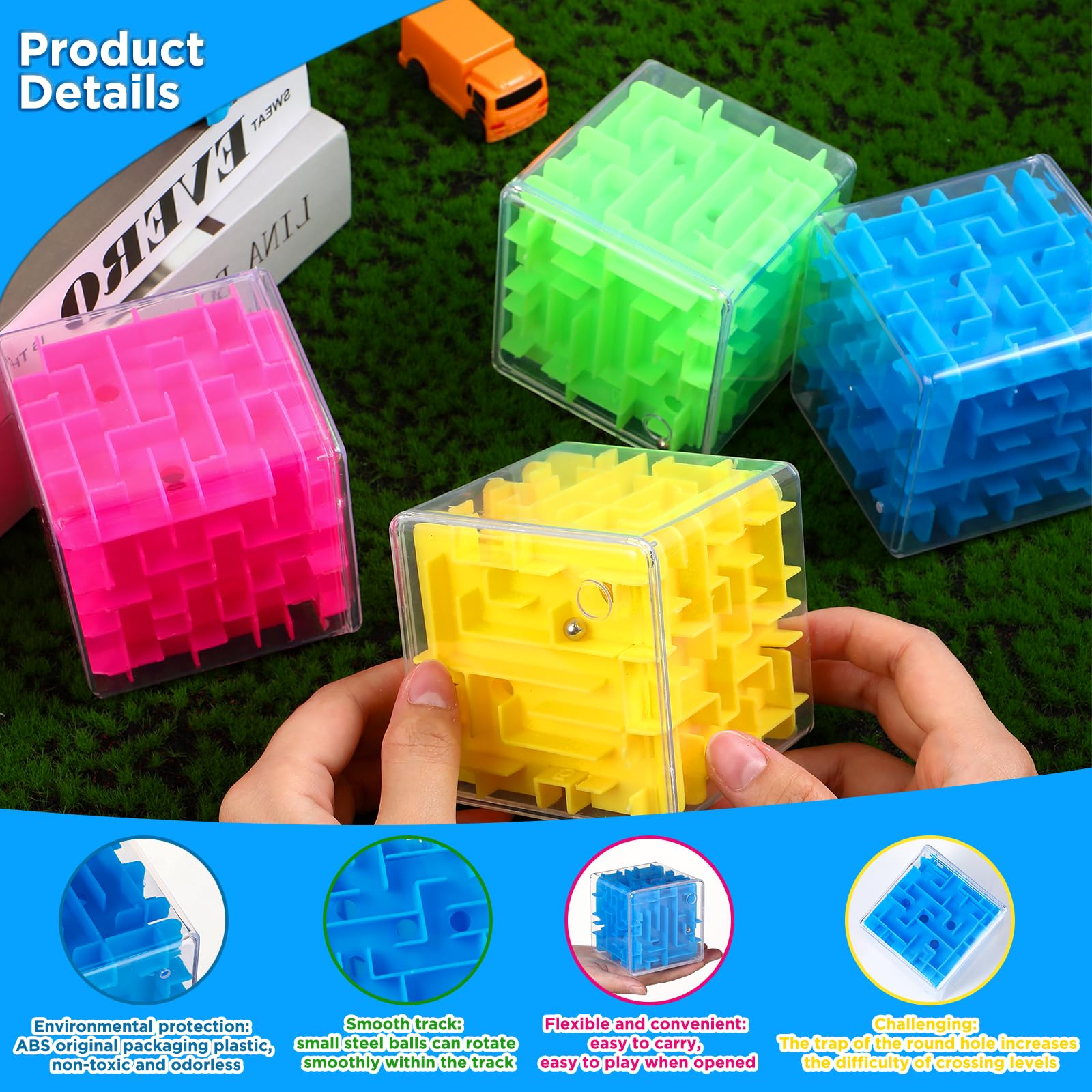 Foto 5 pulgar | Cubo Puzzle Syhood 3d Maze 4 Piezas - Venta Internacional