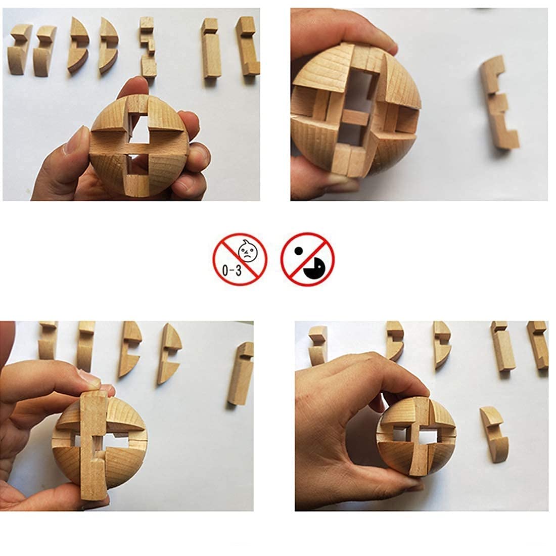 Foto 3 pulgar | Puzzle Esférico de Madera Shuyue - Venta Internacional