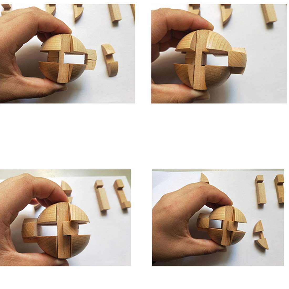 Foto 5 pulgar | Puzzle Esférico de Madera Shuyue - Venta Internacional