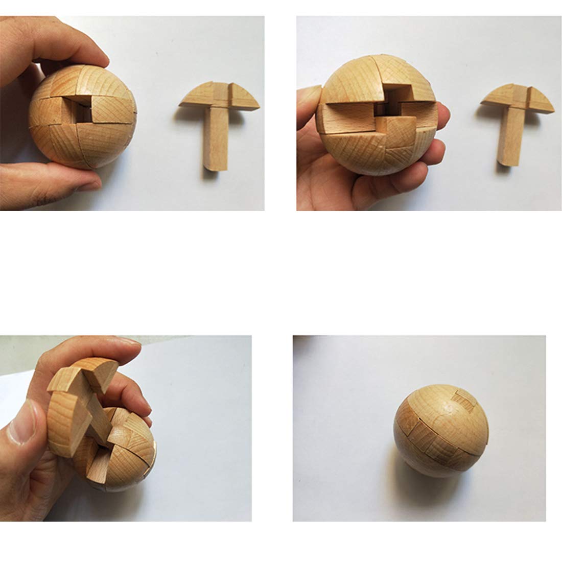 Foto 7 pulgar | Puzzle Esférico de Madera Shuyue - Venta Internacional