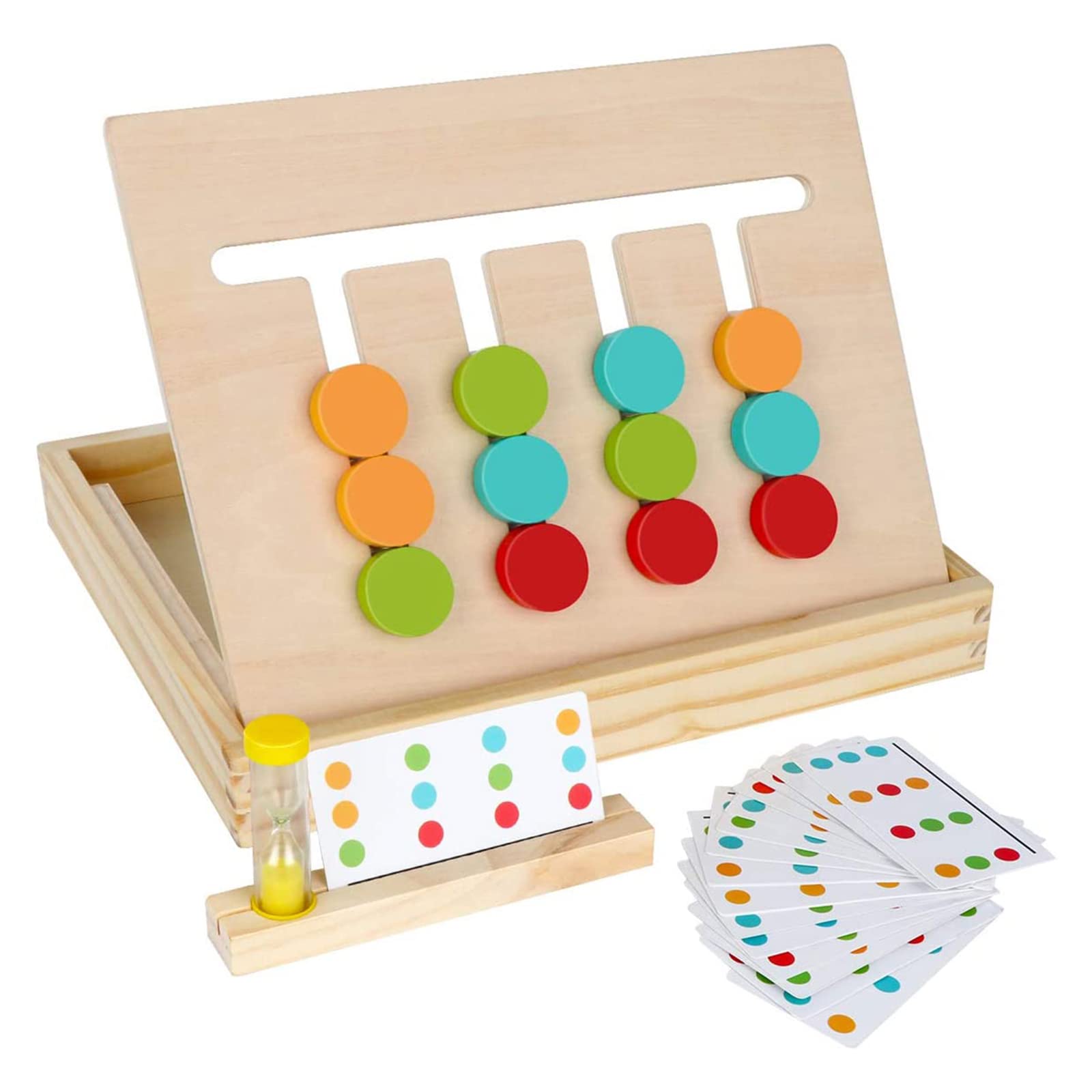 Rompecabezas Deslizantes Montessori Learning Toys Que Combinan Colores Y Formas - Venta Internacional