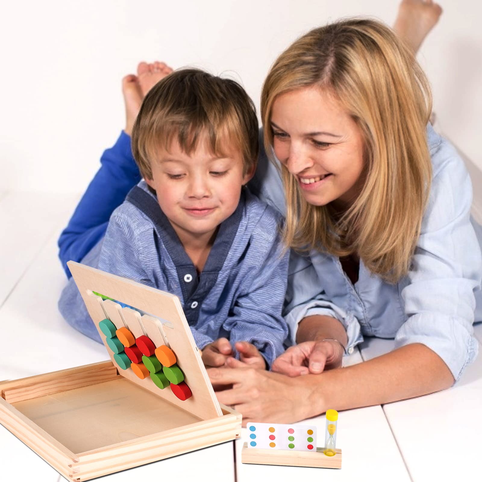 Foto 7 | Rompecabezas Deslizantes Montessori Learning Toys Que Combinan Colores Y Formas - Venta Internacional