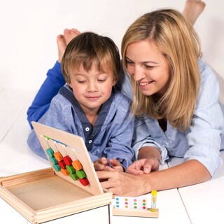 Foto 7 | Rompecabezas Deslizantes Montessori Learning Toys Que Combinan Colores Y Formas - Venta Internacional